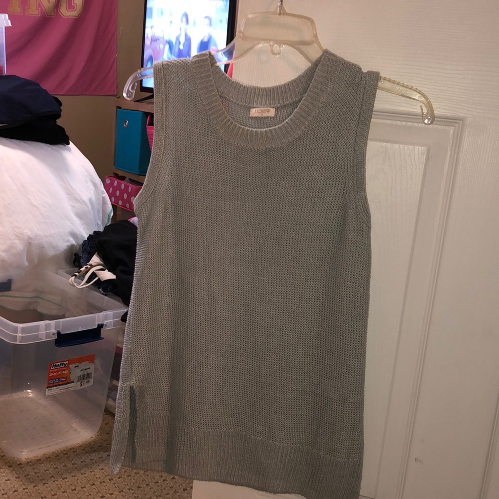 J. Crew sleeveless tunic sweater